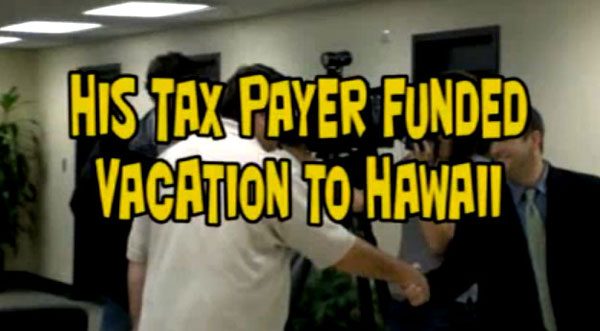 David Gantt, WNC Buncomb County Democrat commissioner justifies his trip to Hawaii, Gantt trying to get tax payers to pay for his trip that used his own frequent flier miles.  Gantt said he would officially look into it.  (You can't make this stuff up!)  