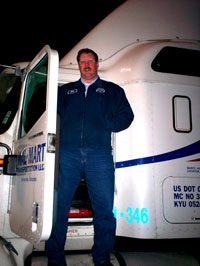 We are very proud of Bill, also a Trophy Winner in the 2007 National Truck Safety Rodeo, nearing ten years of a perfect driving record.  