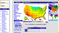 Really easy to find weather statistics along with today's forecast.