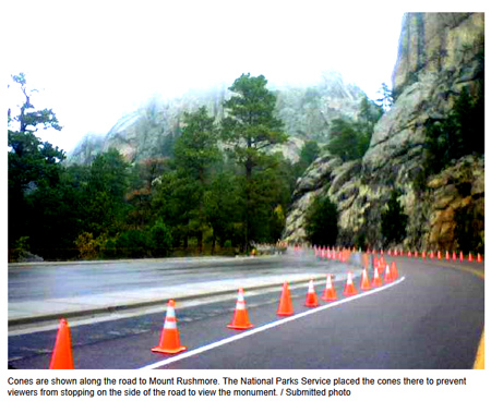 "The Buffalo News reported that a tour group of dozens of people from western New York was unable to take pictures of the monument because highway viewing areas were coned off." -  Sioux Falls Business Journal  