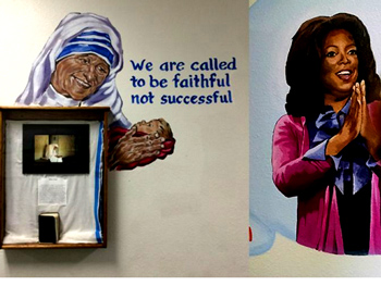 "She said Rowling shows the children wisdom, Steve Jobs shows the children integrity, Oprah represents compassion, Disney represents courage, and Maya Angelou shows the children perseverance. As for President Obama – well he shows the children encouragement, Hoff said." - Truth Revolt 