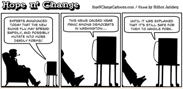 "And as long as they're holding America hostage, the Dems have also called for $300 million to go to the National Endowment for the Arts, another $300 million for (ahem) 'migration assistance, and $35 million going to the Kennedy Center for the Performing Arts. An institution where, ironically, they give you dirty looks for coughing during a performance." - Stilton's Place 